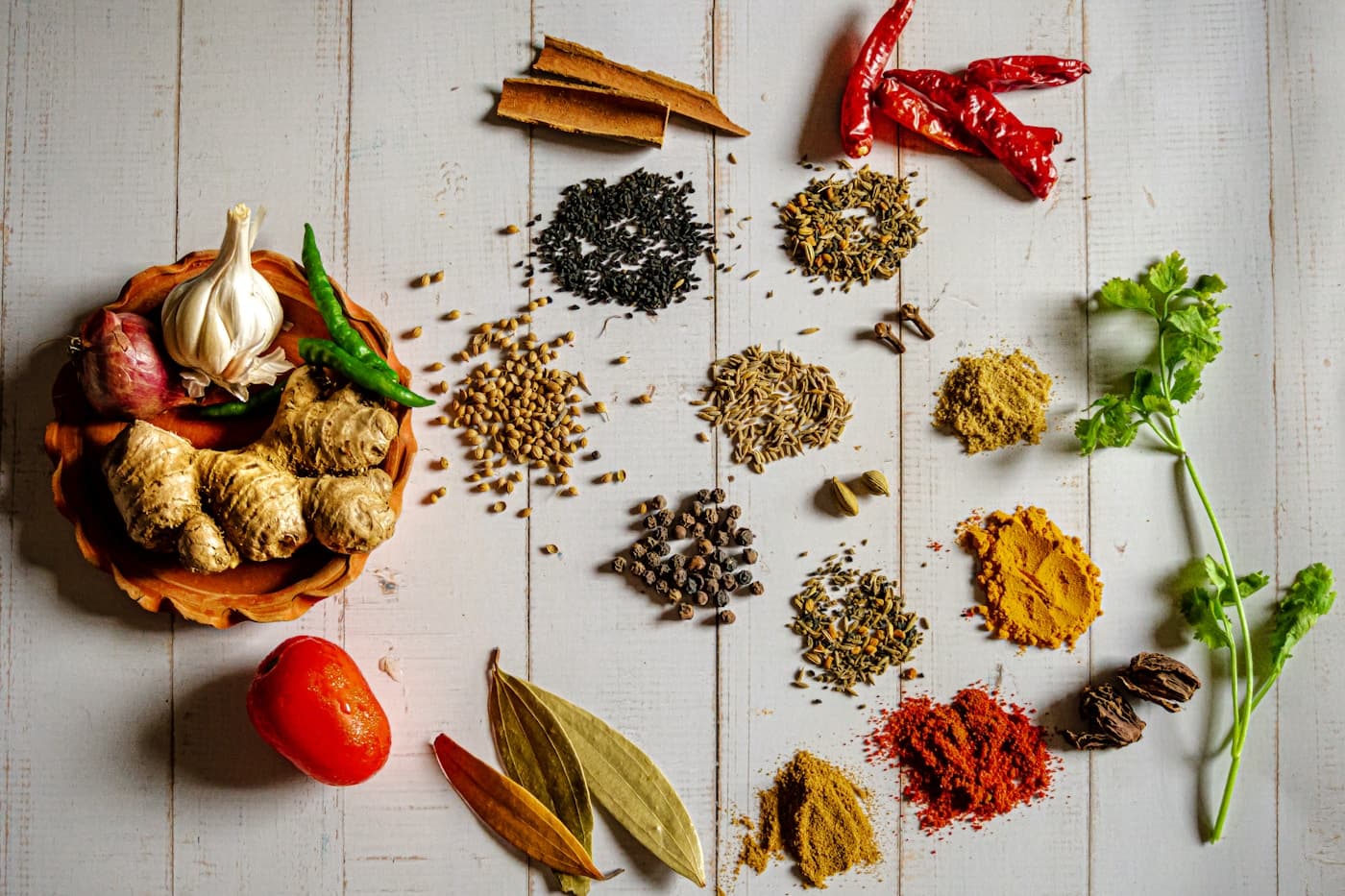Cooking with spices